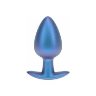 Plug Anal Grande Suave de Silicona Ouch! Azul Metalizado