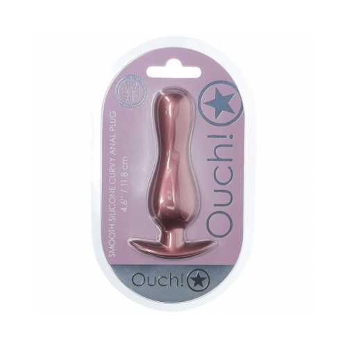 Ouch Smooth Silicone Curvy Anal Plug