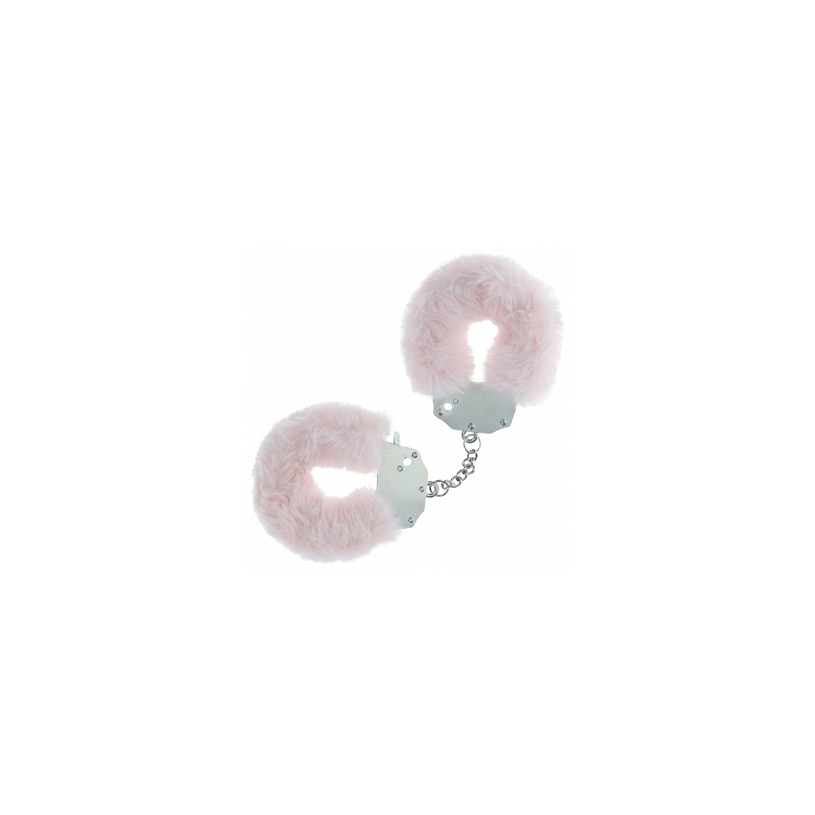 Ouch! Heavy-Duty Fluffy Handcuffs Powder Pink