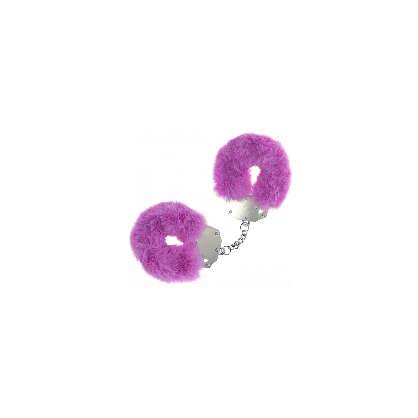 Ouch Heavy-Duty Fluffy Handcuffs Purple