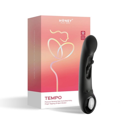 Vibrador G-Spot Controlado por App Honey Play Box Tempo Negro