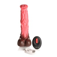 Dildo Centauro de Silicona Vibrante y Con Movimiento con Control Remoto