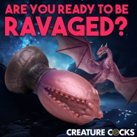 Creature Cocks Dragon Hatch Silicone Egg