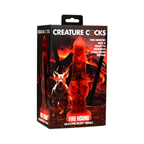 Creature Cocks Fire Hound Silicone Dildo - Small for Epic Adventures