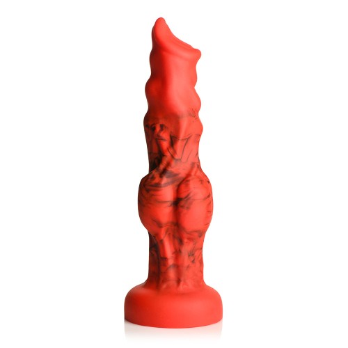 Creature Cocks Fire Hound Silicone Dildo - Small for Epic Adventures