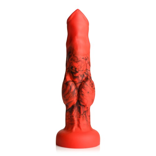 Dildo de Silicona Fire Hound Creature Cocks - Pequeño para Aventuras Épicas