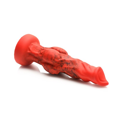 Dildo de Silicona Fire Hound Creature Cocks - Pequeño para Aventuras Épicas