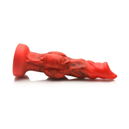 Creature Cocks Fire Hound Silicone Dildo - Small for Epic Adventures