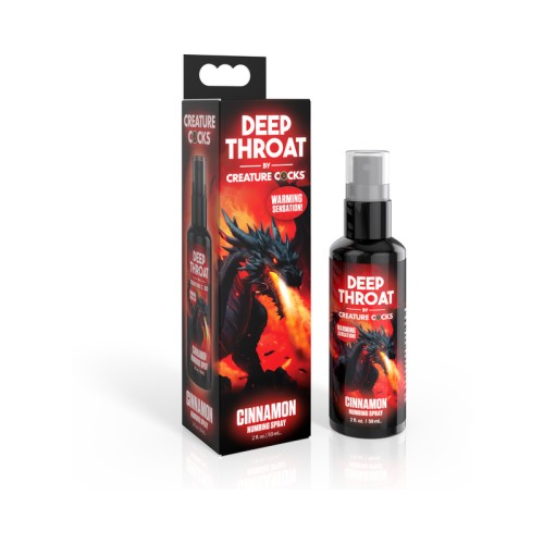 Spray Numbing de Garganta Creature Cocks Sabor Canela para Placer