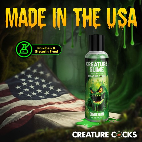 Creature Slime Lubricante a Base de Agua Verde - Mejora de Fantasía