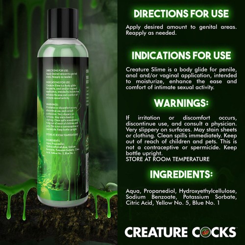 Creature Slime Green Water-Based Lubricant