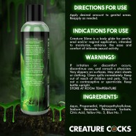 Lubricante a base de agua Creature Slime Verde