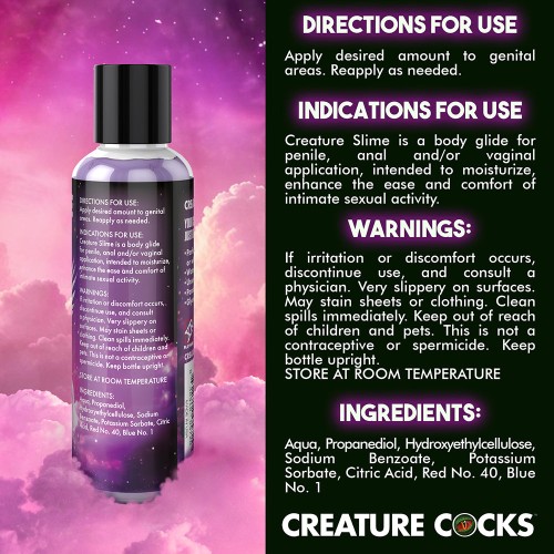 Creature Slime Purple Water-Based Lubricant for Ultimate Pleasure