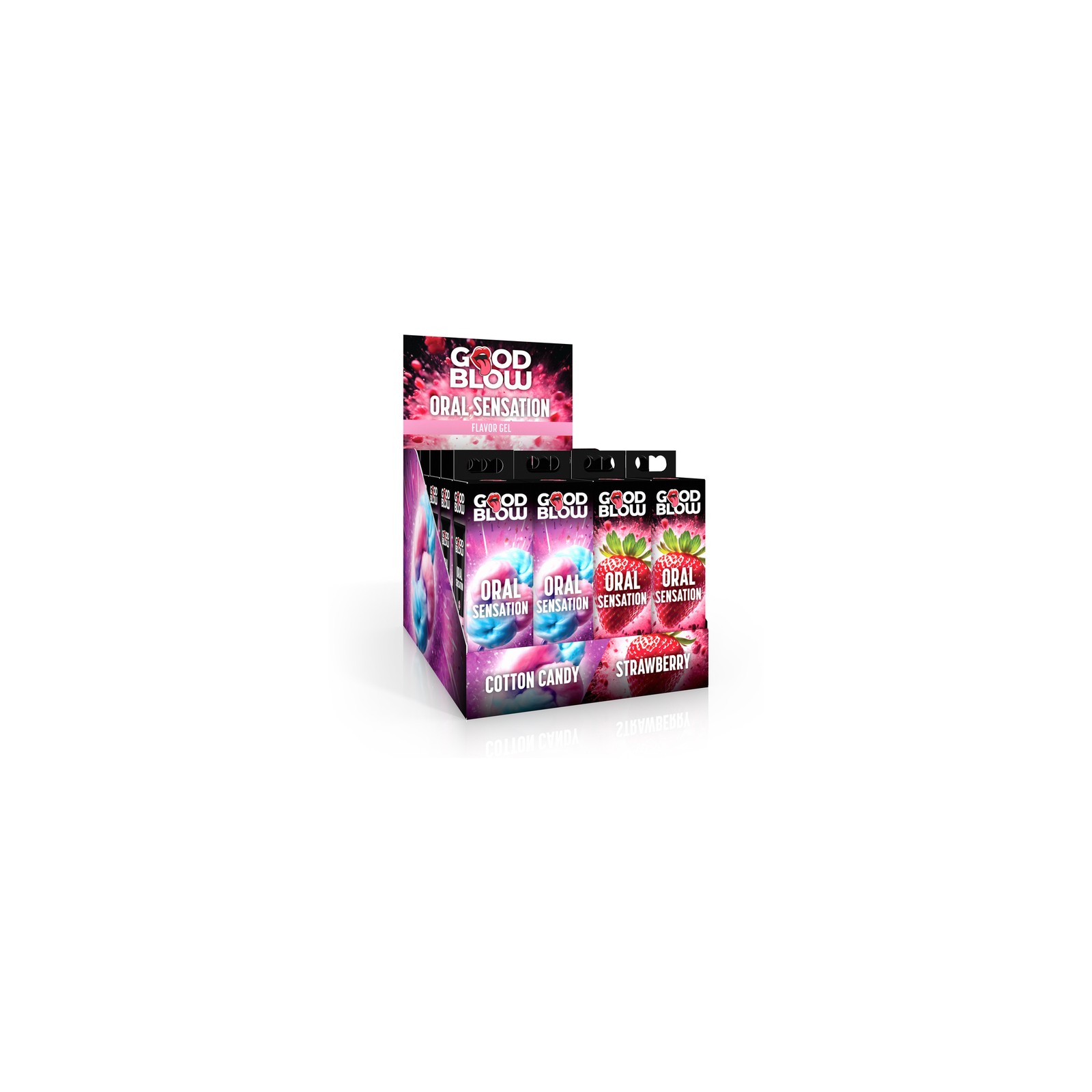 Good Blow Oral Sensation Gel Strawberry/Cotton Candy Display