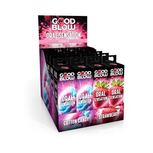 Good Blow Oral Sensation Gel Strawberry/Cotton Candy Display