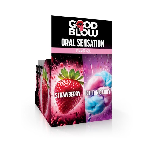 Good Blow Oral Sensation Gel Strawberry/Cotton Candy Display