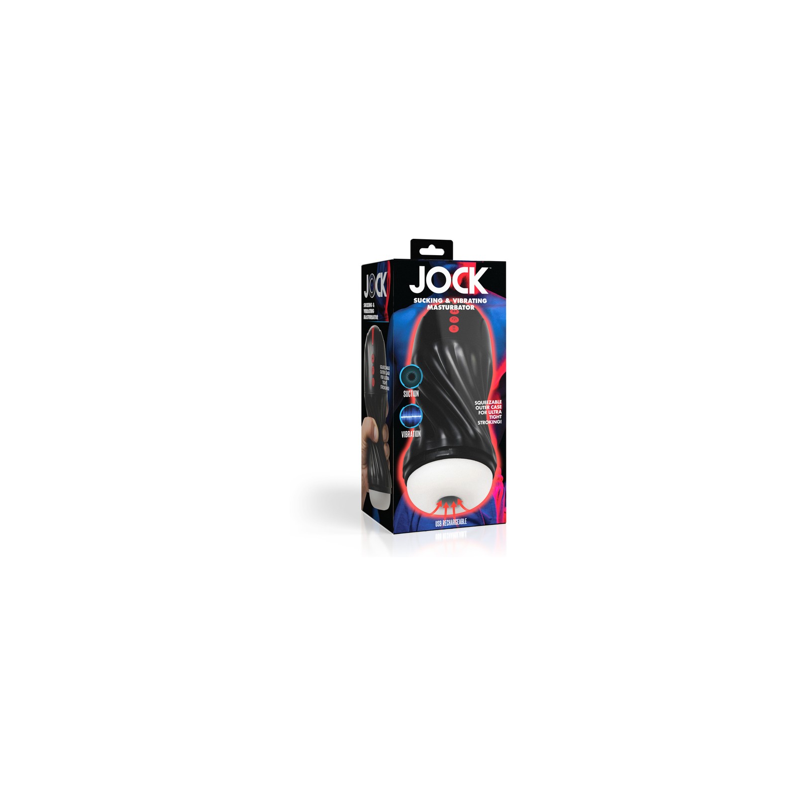 JOCK Sucking & Vibrating Masturbator