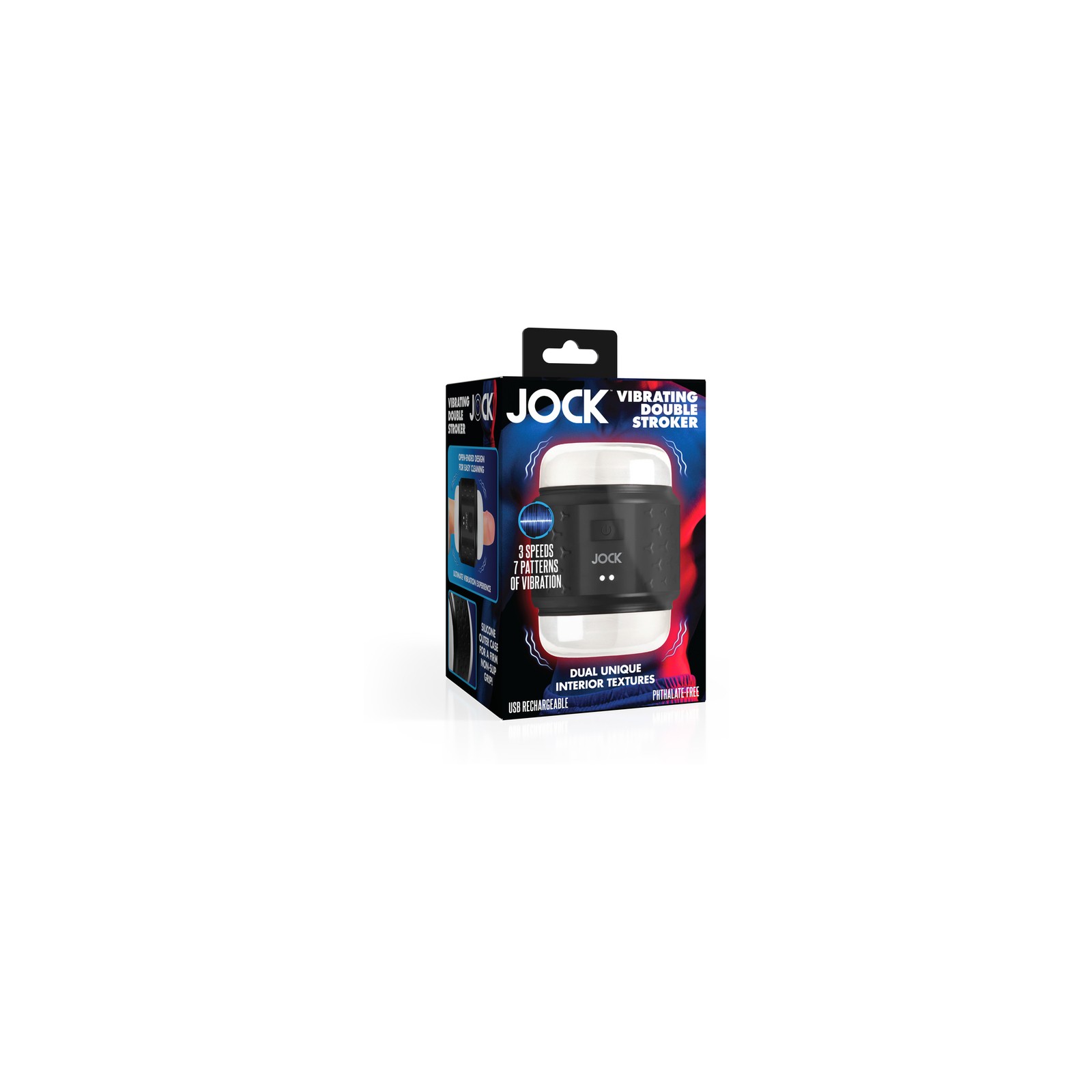 JOCK Vibrating Double Stroker Adjustable