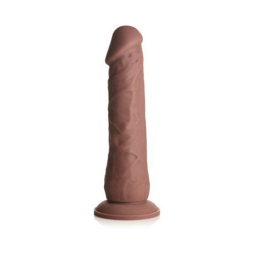 Dildo de Silicona de 7 Pulgadas Oscuro Easy Riders - Placer Realista