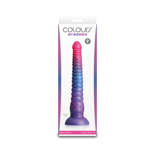 Dildo Apilado 9 in. Colours