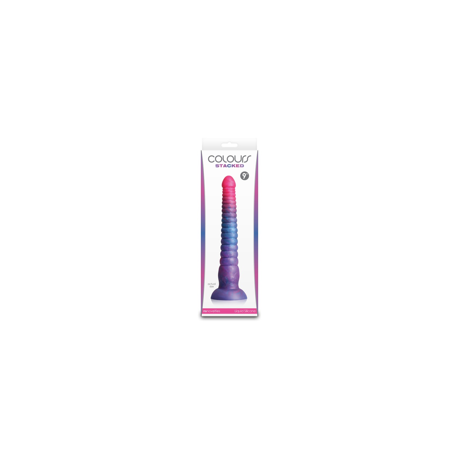 Dildo Apilado 9 in. Colours