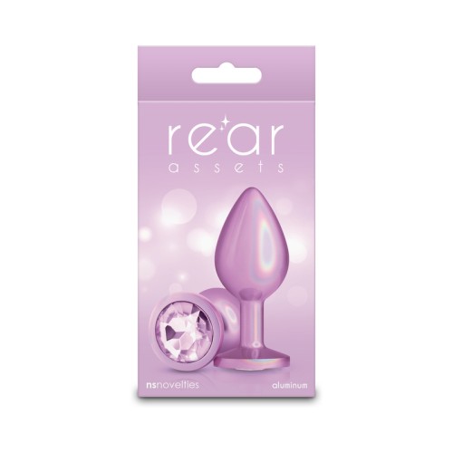 Rear Assets Iridescent Pink Metal Plug