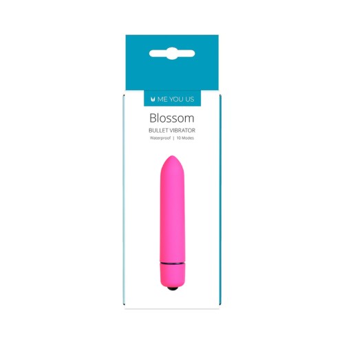 Me You Us Blossom 10 Mode Bullet Vibrator Pink