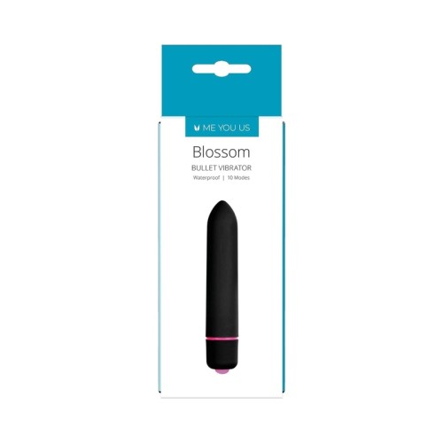 Me You Us Blossom Bullet Vibrator Black