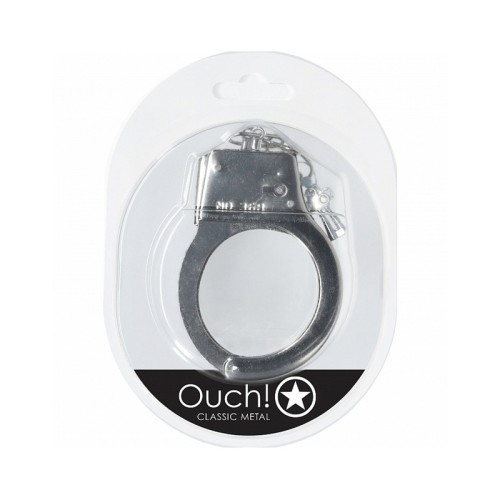 Ouch Classic Metal Handcuffs Silver