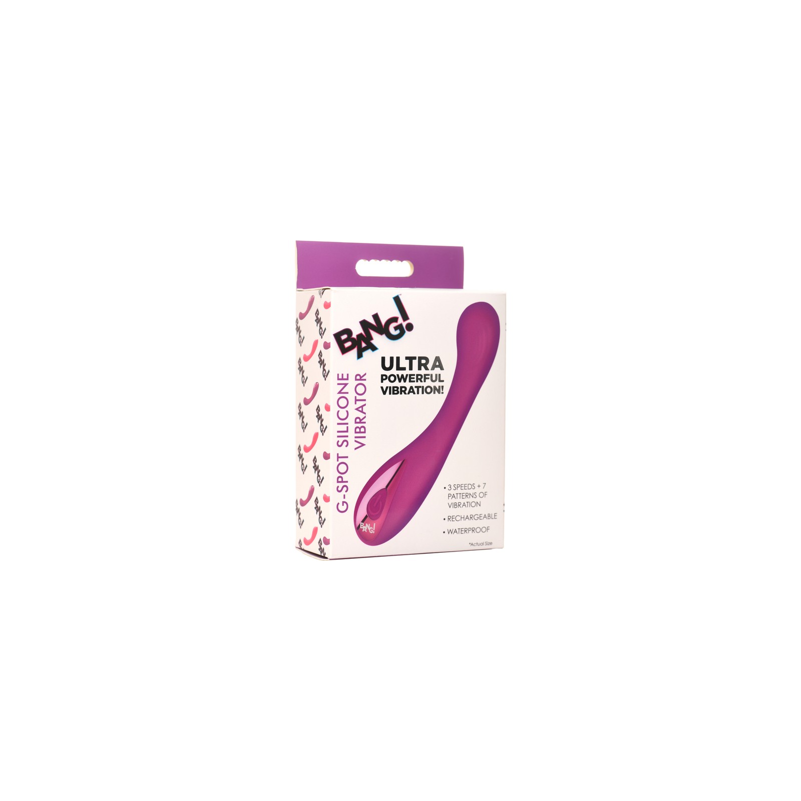 Vibrador de Silicona BANG! para el Punto G