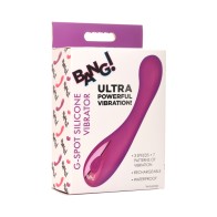 Vibrador de Silicona BANG! para el Punto G