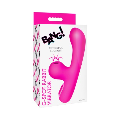 BANG Mini Suction Rabbit Vibrator Pink - Ultimate Pleasure