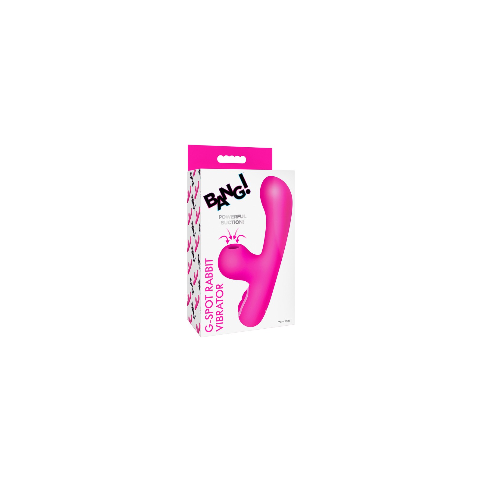 BANG Mini Vibrador Conejito de Succión Rosa - Placer Supremo