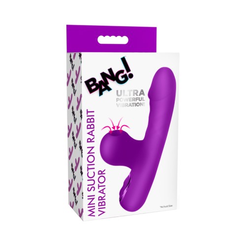 BANG! Mini Suction Rabbit Vibrator for Maximum Pleasure