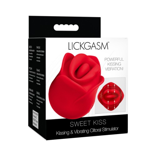 Lickgasm Kissing Vibrating Rose Clitoral Stimulator