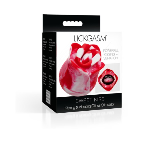 Lickgasm Kissing & Vibrating Rose Clitoral Stimulator - Pure Pleasure