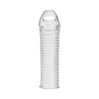 Clear Textured Penis Sleeve Extension