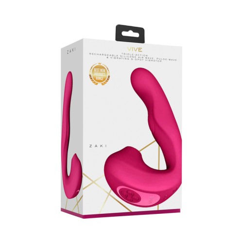 Vibrador Re cargable de Silicona VIVE ZAKI