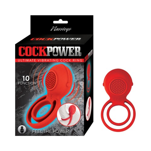 Anillo Vibrador Cockpower Ultimate Rojo