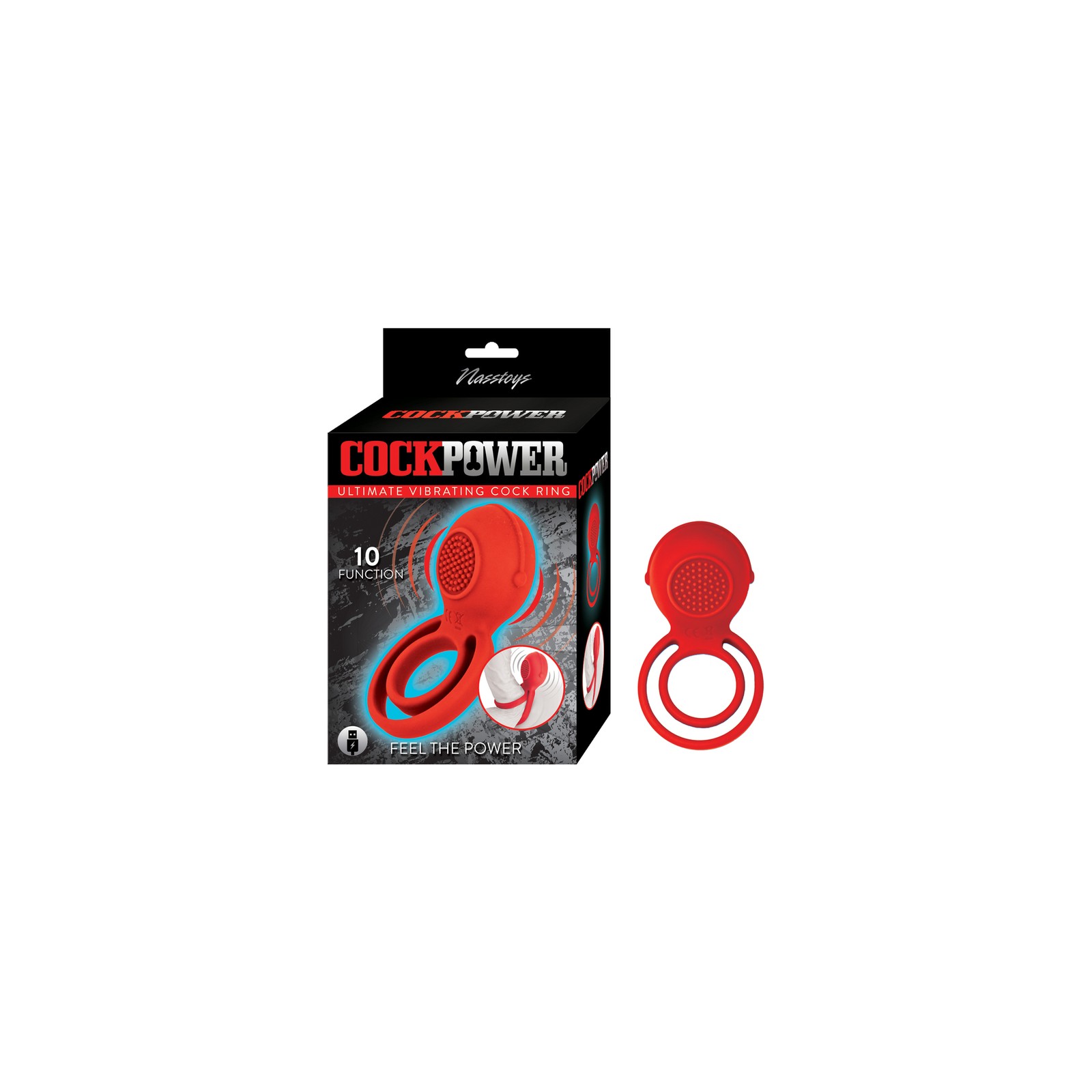 Anillo Vibrador Cockpower Ultimate Rojo