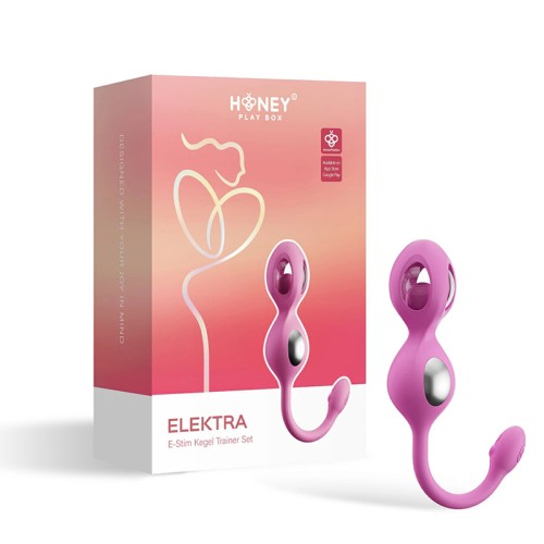 Elektra E-Stim Kegel Trainer Set with App for Enhanced Pelvic Health