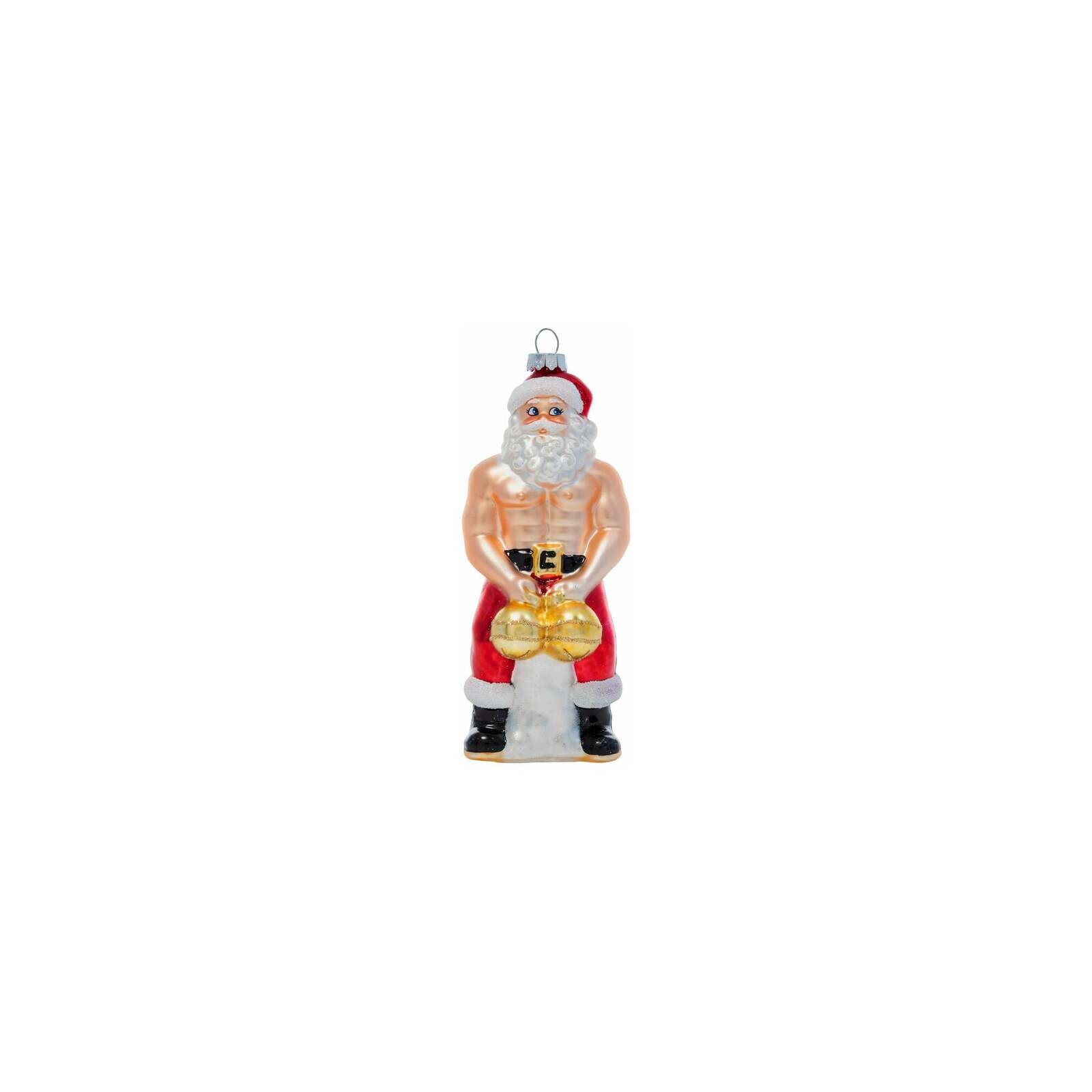 Big Balls Claus Cheeky Ornament for Humorous Decorations