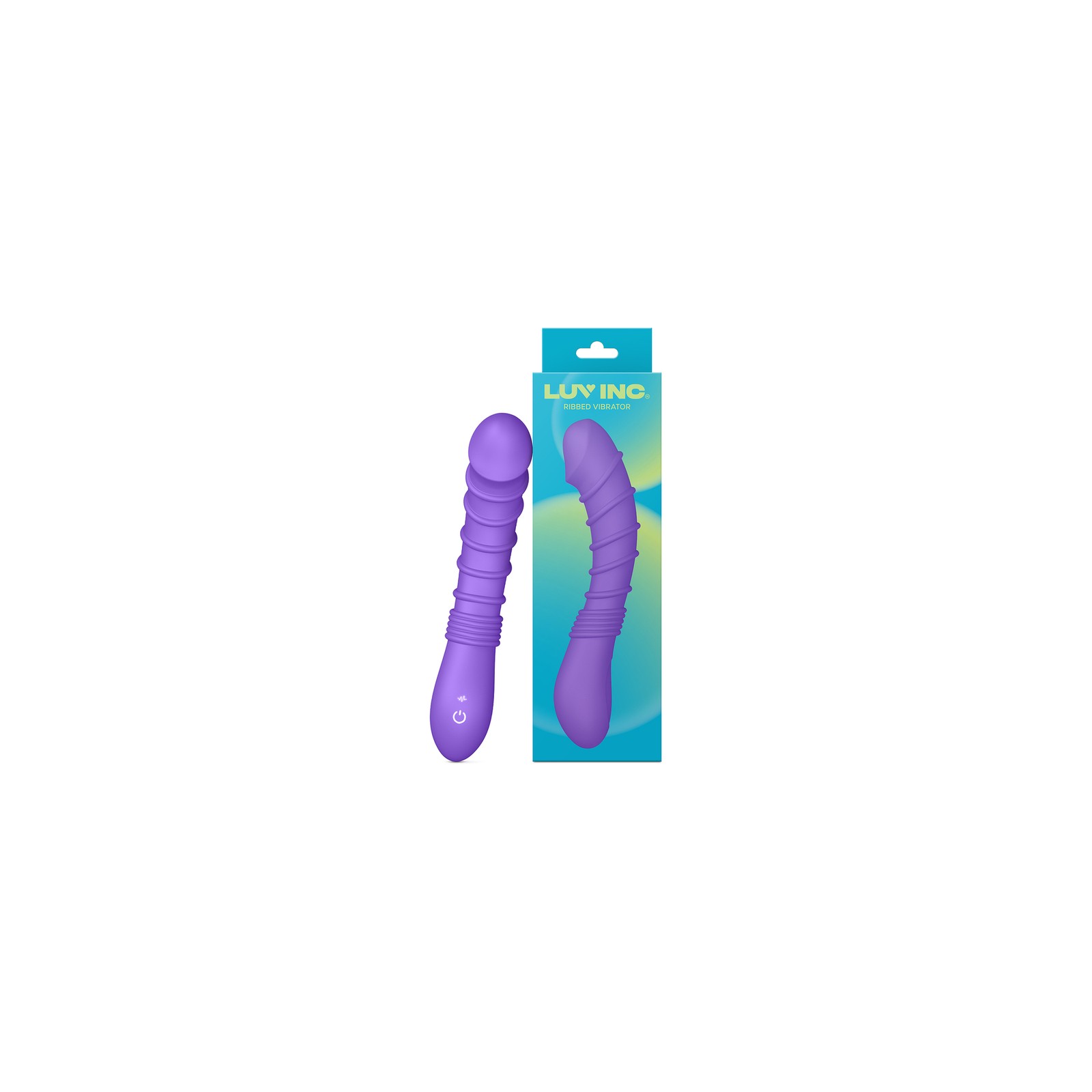 Luv Inc Rv21 Ribbed Vibrator Purple - Ultimate Stimulation