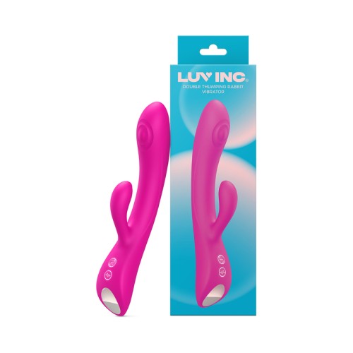 Luv Inc Dr42 Vibrador Conejito de Doble Golpeteo Rosa