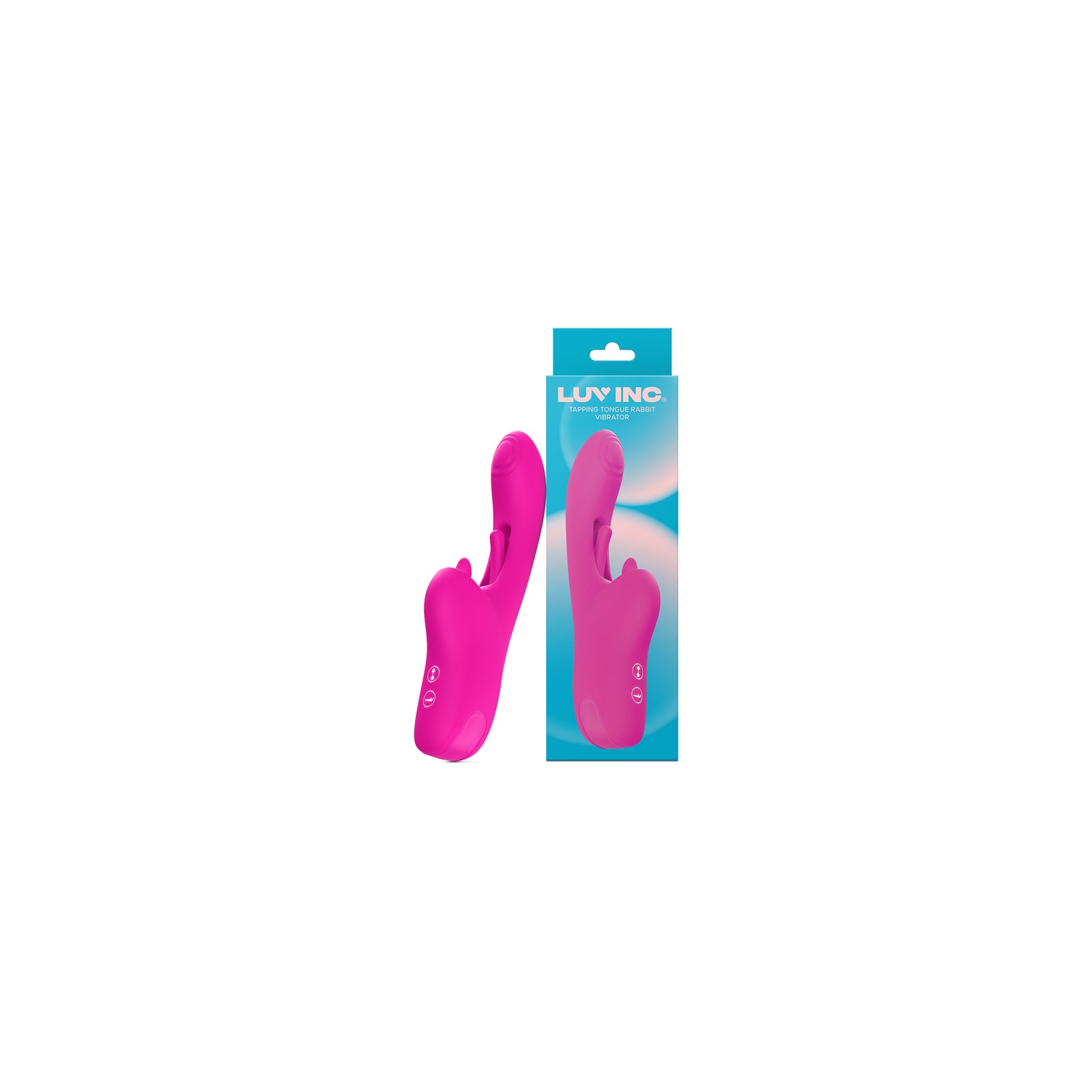 Luv Inc Tr46 Tapping Tongue Rabbit Vibrator Pink