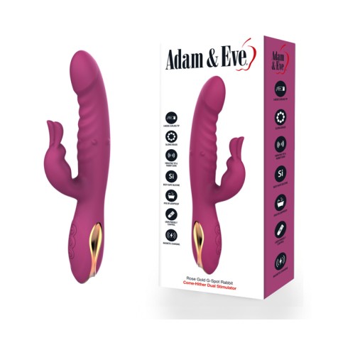 Adam & Eve Conejo G-Spot Rosa Dorado