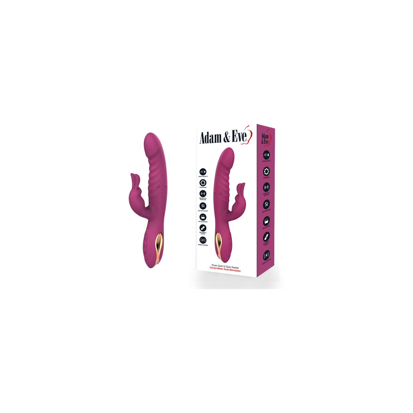 Adam & Eve Conejo G-Spot Rosa Dorado