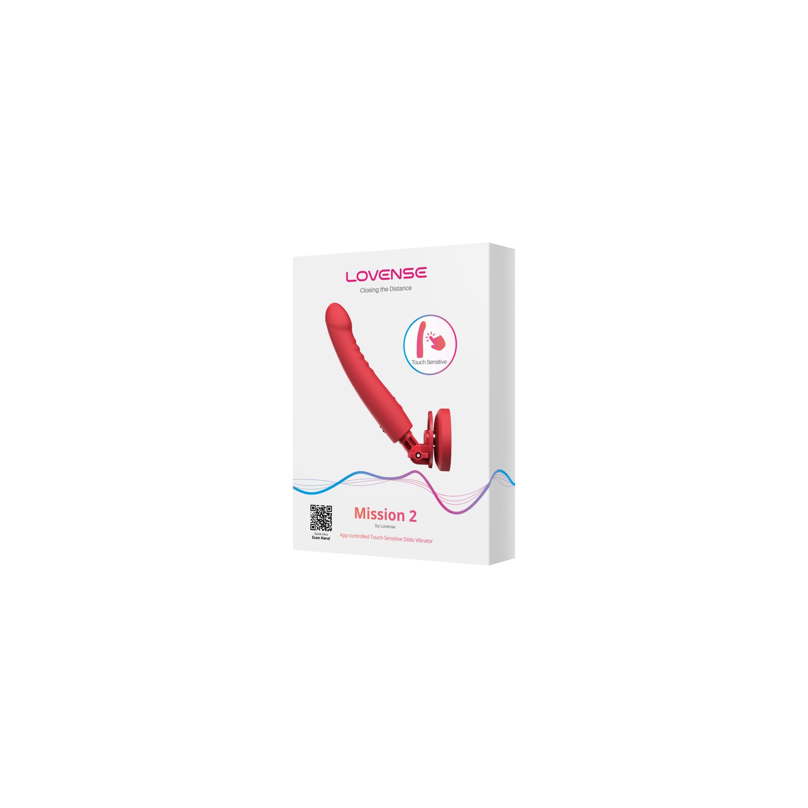 Lovense Mission 2 Dildo Vibrador - Tecnología Touch-Sense