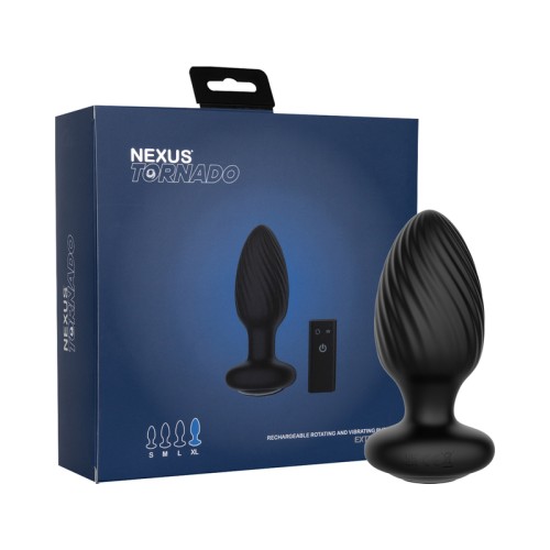 Nexus Tornado XL Plug Anal Rotatorio y Vibrador Control Remoto