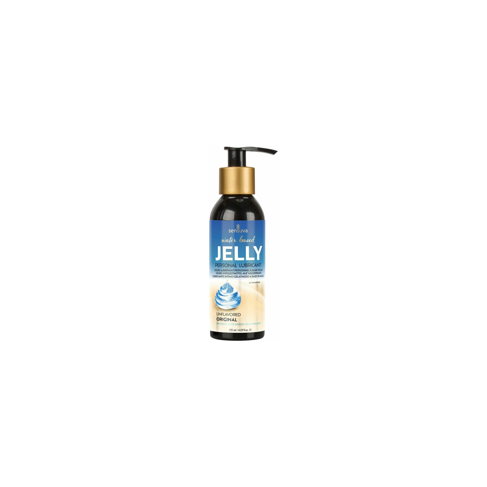 Lubricante Personal a Base de Agua Sensuva Jelly 4 oz